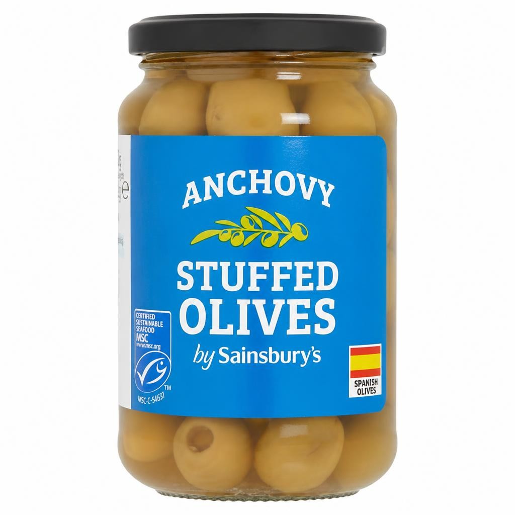 Sainsbury's Anchovy Stuffed Olives 340g