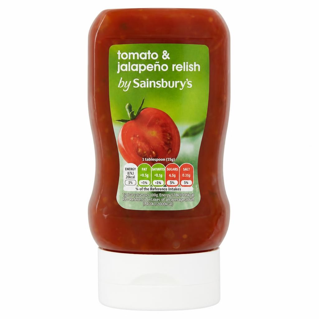 Sainsbury's Tomato & Jalapeno Relish 320g