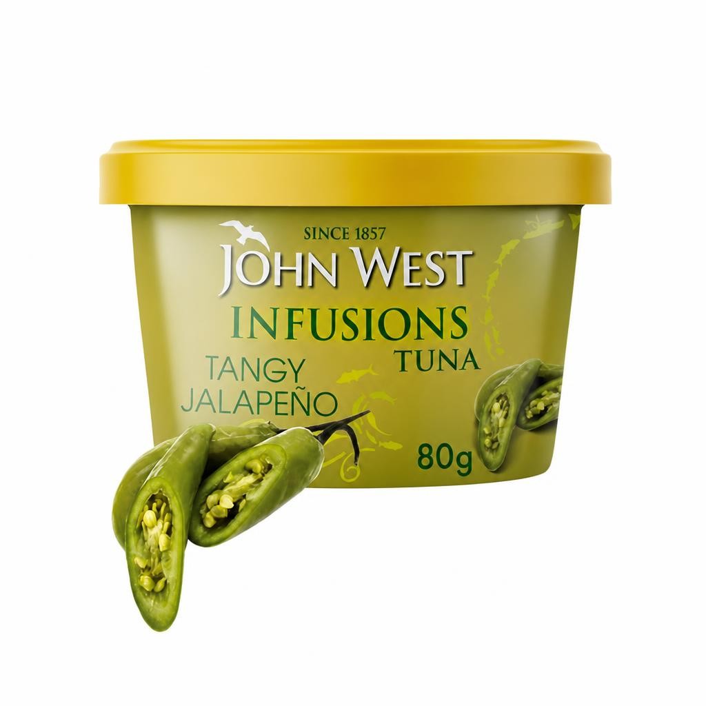 John West Tangy Jalapeño No Drain Tuna Infusions 80g