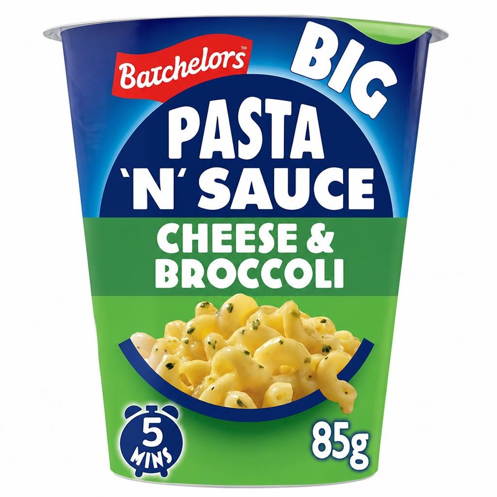 Batchelors Big Pasta 'n' Sauce, Cheese & Broccoli Instant Pot 85g