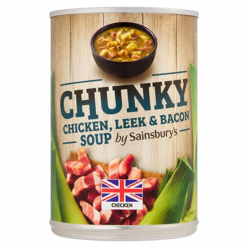 Sainsbury's Chunky Chicken, Leek & Bacon Soup 400g