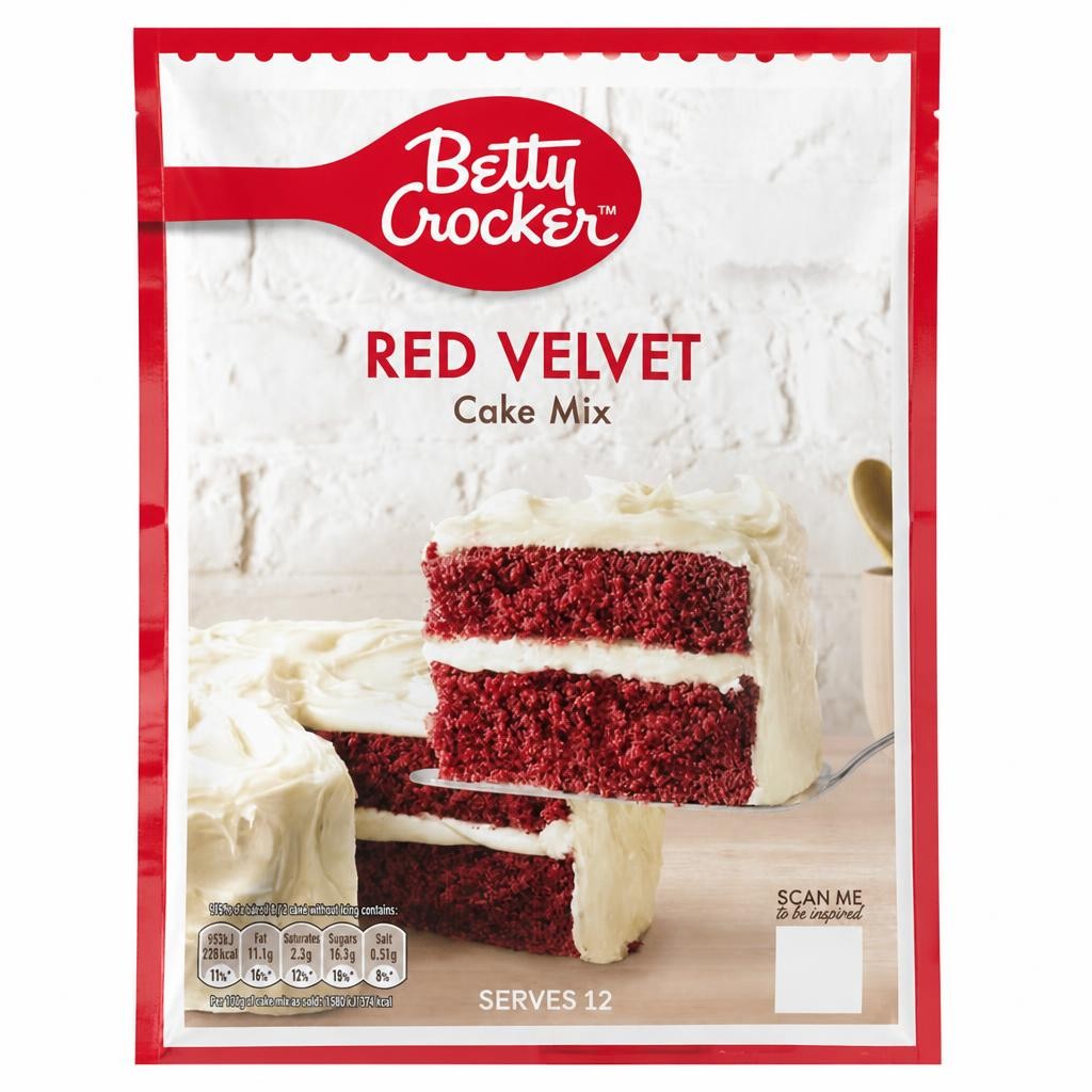 Betty Crocker Red Velvet Chocolate Cake Mix 450g