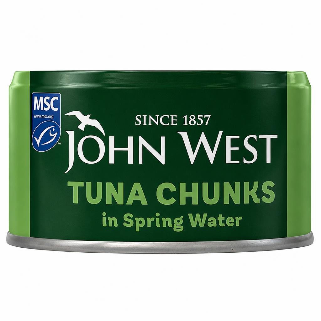 John West 125g MSC Tuna Chunks in Spring Water (102g Drained)