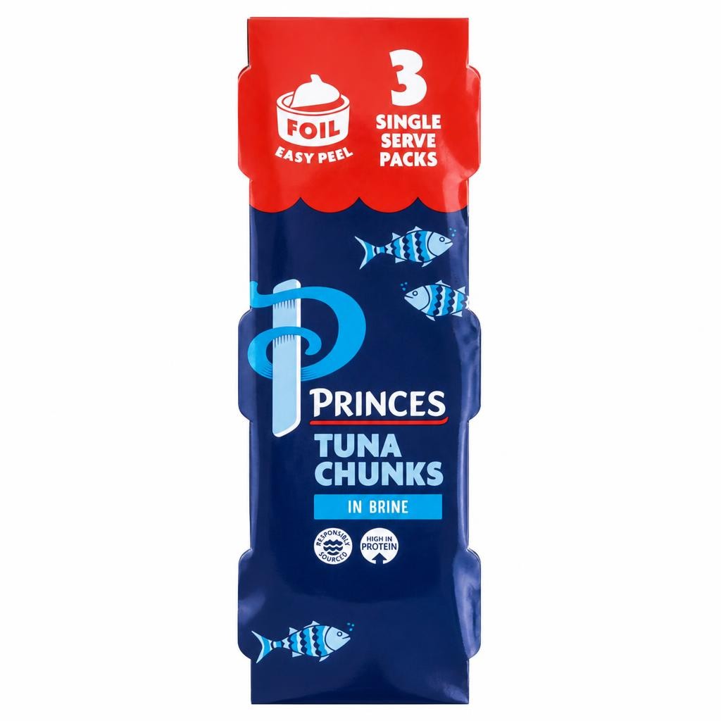 Princes Tuna Chunks in Brine 3x80g (3x56g*)