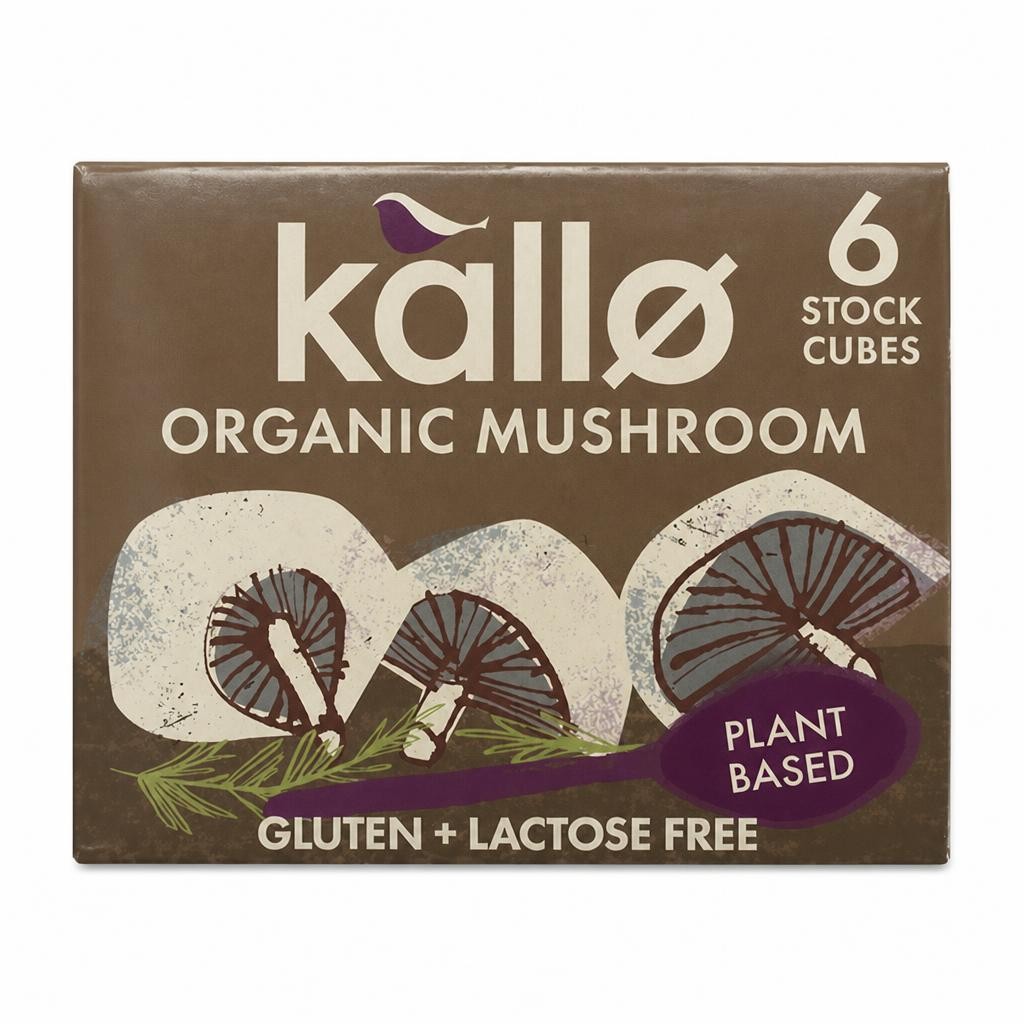 Kallo Organic Mushroom Stock Cubes x6 66g