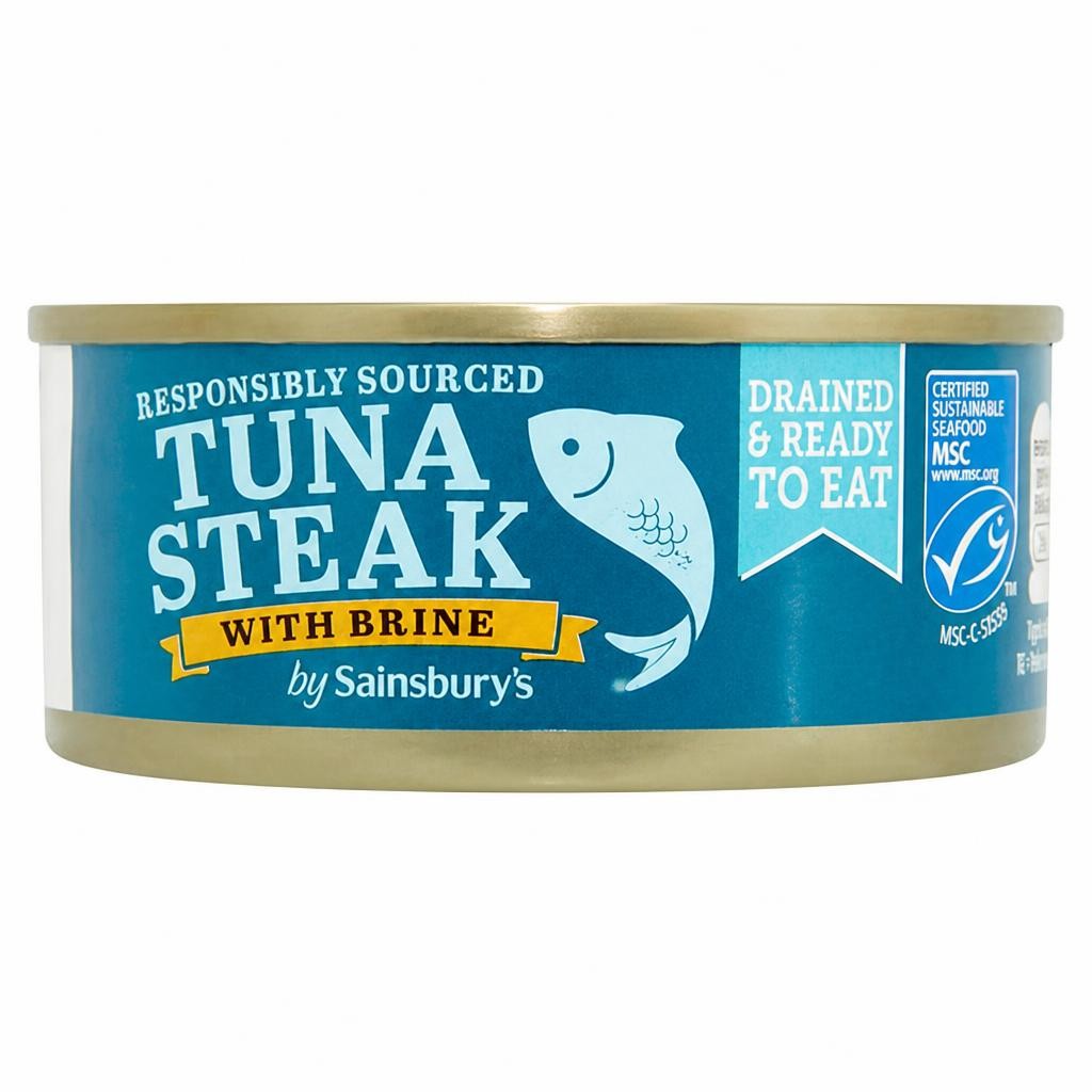 Sainsbury's Tuna Drained & Ready Brine 120g