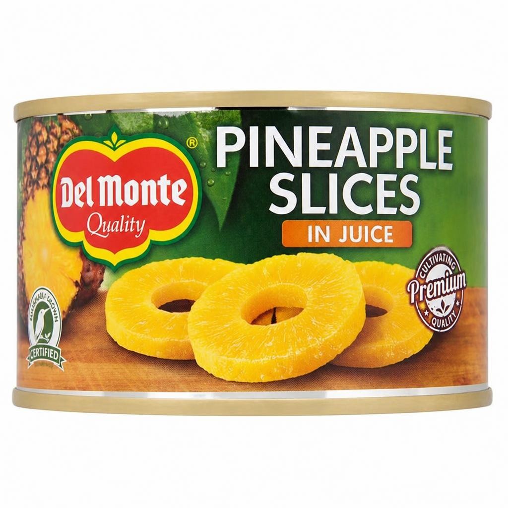 Del Monte Sliced Pineapple in Juice 220g (140g Drained)
