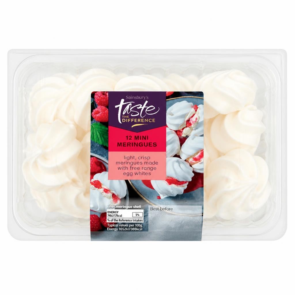 Sainsbury's Taste the Difference Mini Meringues x12