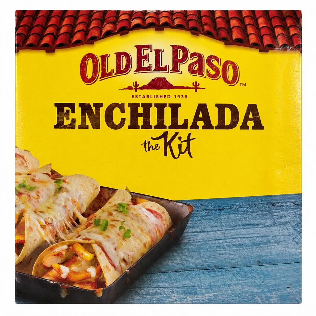 Old El Paso Mexican Extra Mild Super Tasty Enchilada Kit 585g