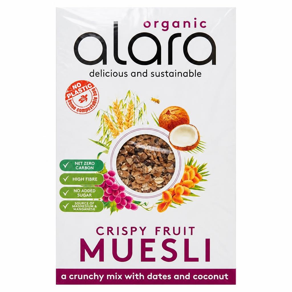 Alara Organic Crispy Fruit Muesli 550g