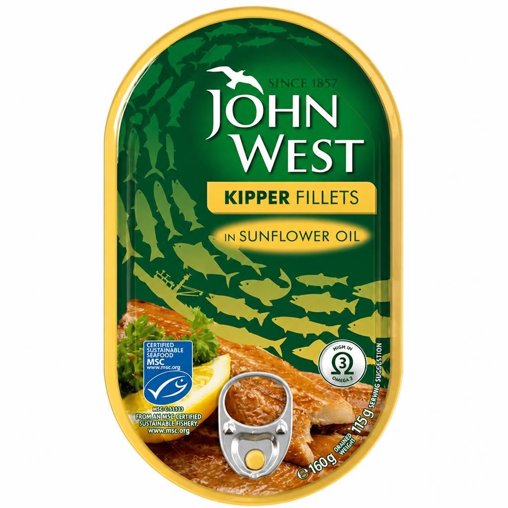 John West Kipper Fillets Oil 145g