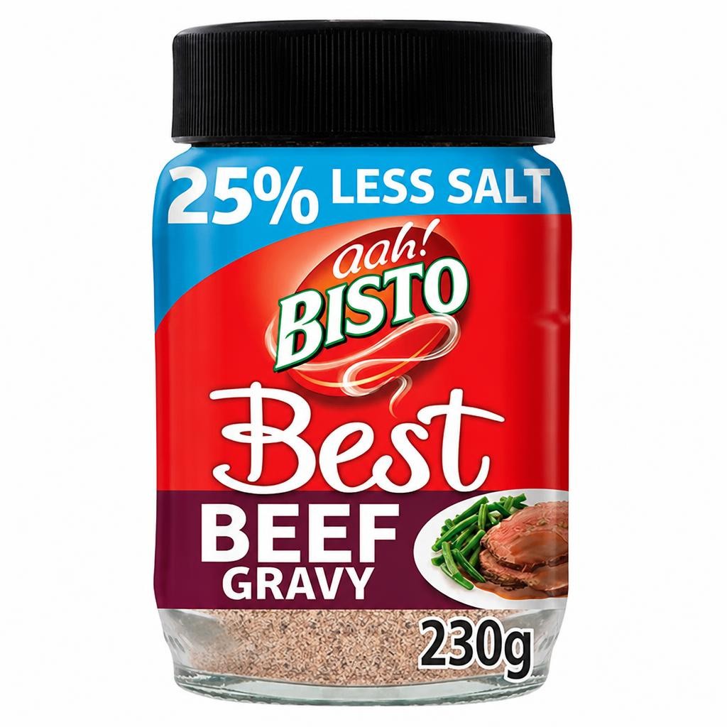Bisto Best Reduced Salt Beef Gravy Granules 230g