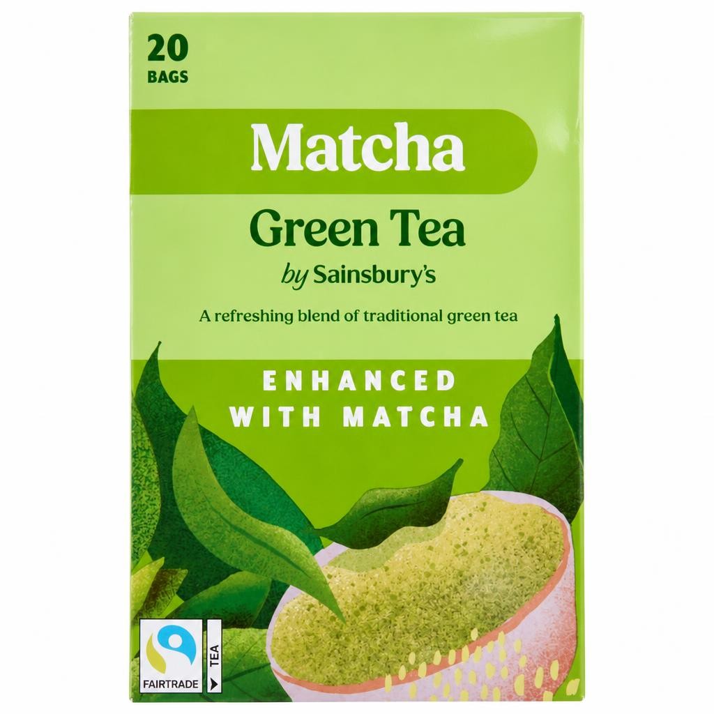 Sainsbury's Matcha Green Tea Bags x20 36g