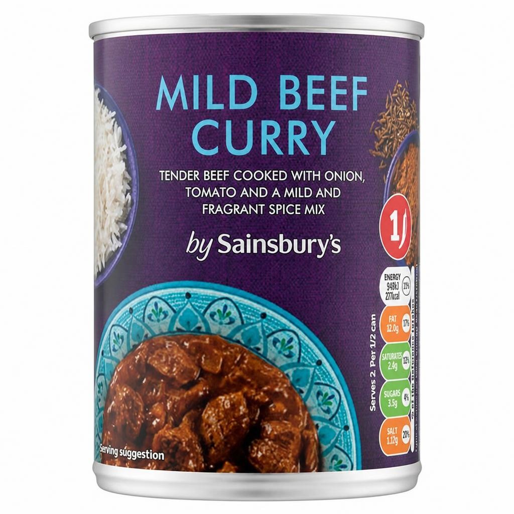 Sainsbury's Mild Beef Curry 392g