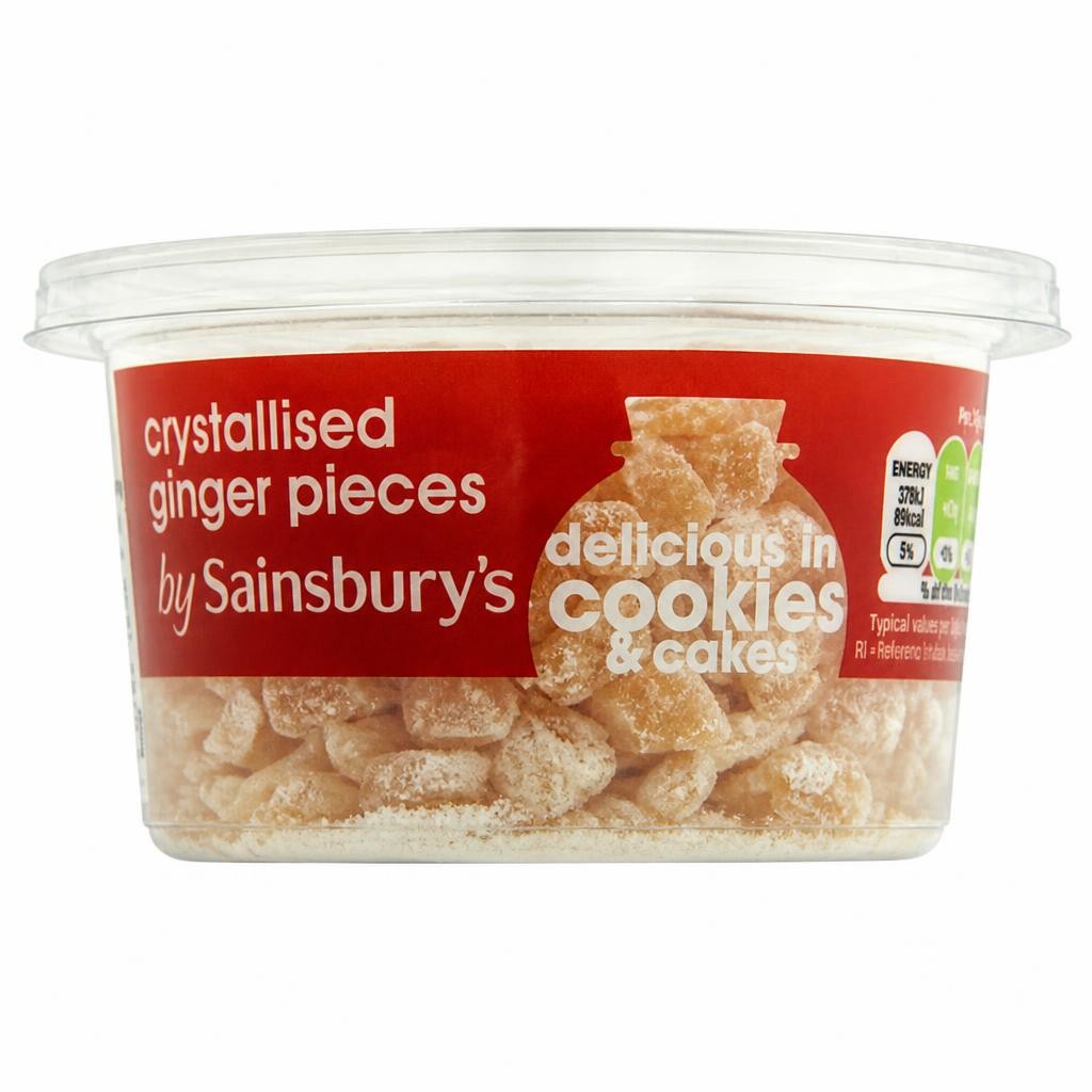 Sainsbury's Crystallised Ginger Pieces 200g