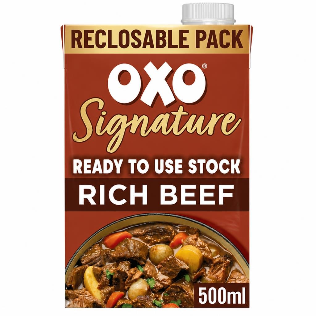 Oxo Ready to Use Stock Signature Rich Beef 500ml