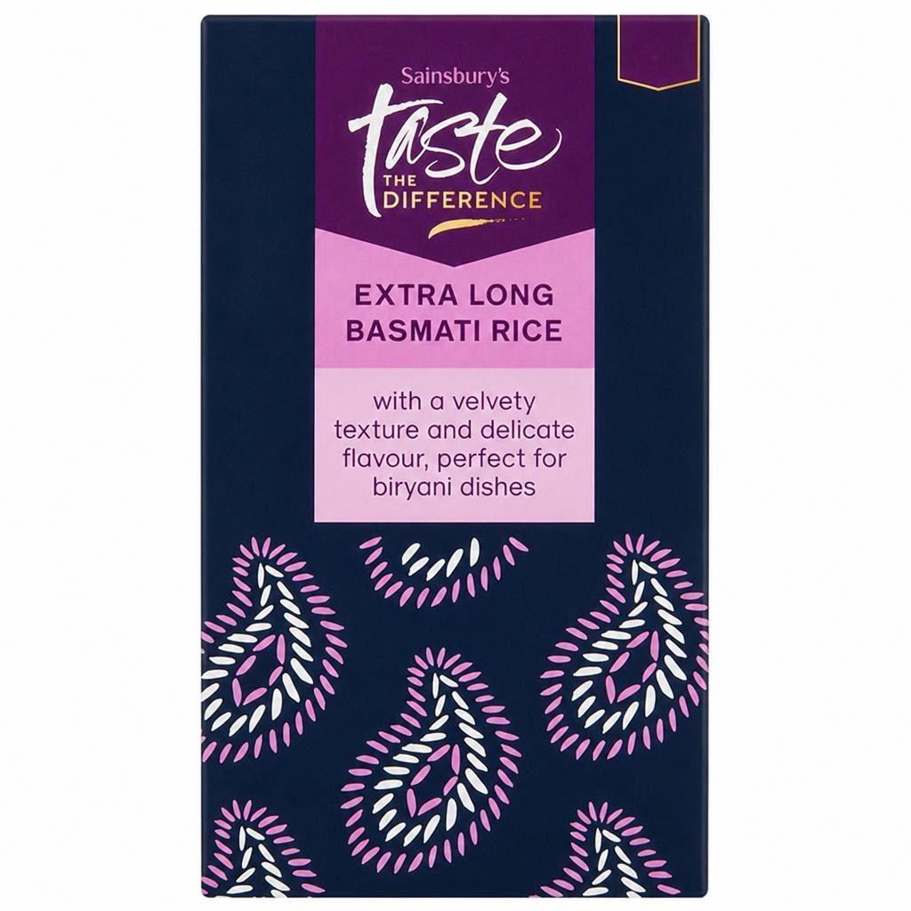 Sainsbury's Basmati Rice Extra Long, Taste the Difference 500g