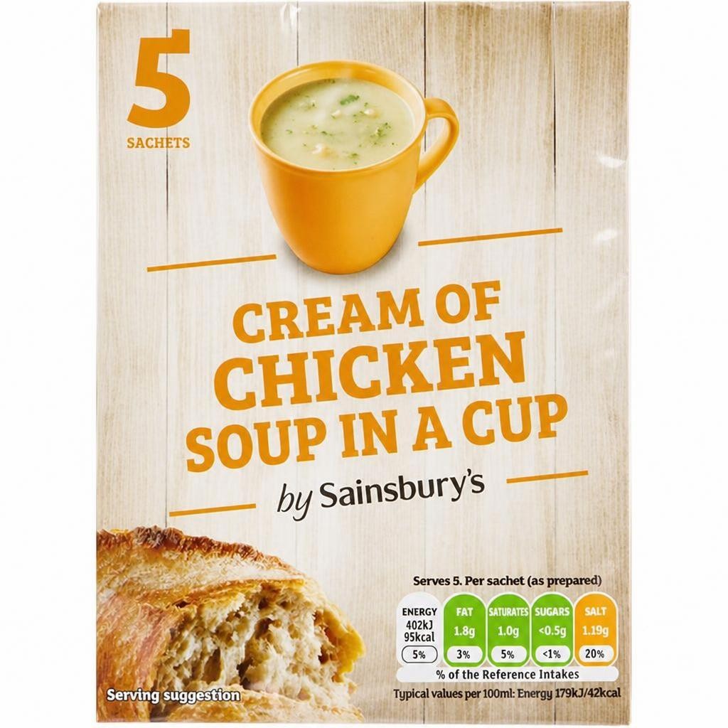 Sainsbury's Cream Of Chicken Cup Soup 120g