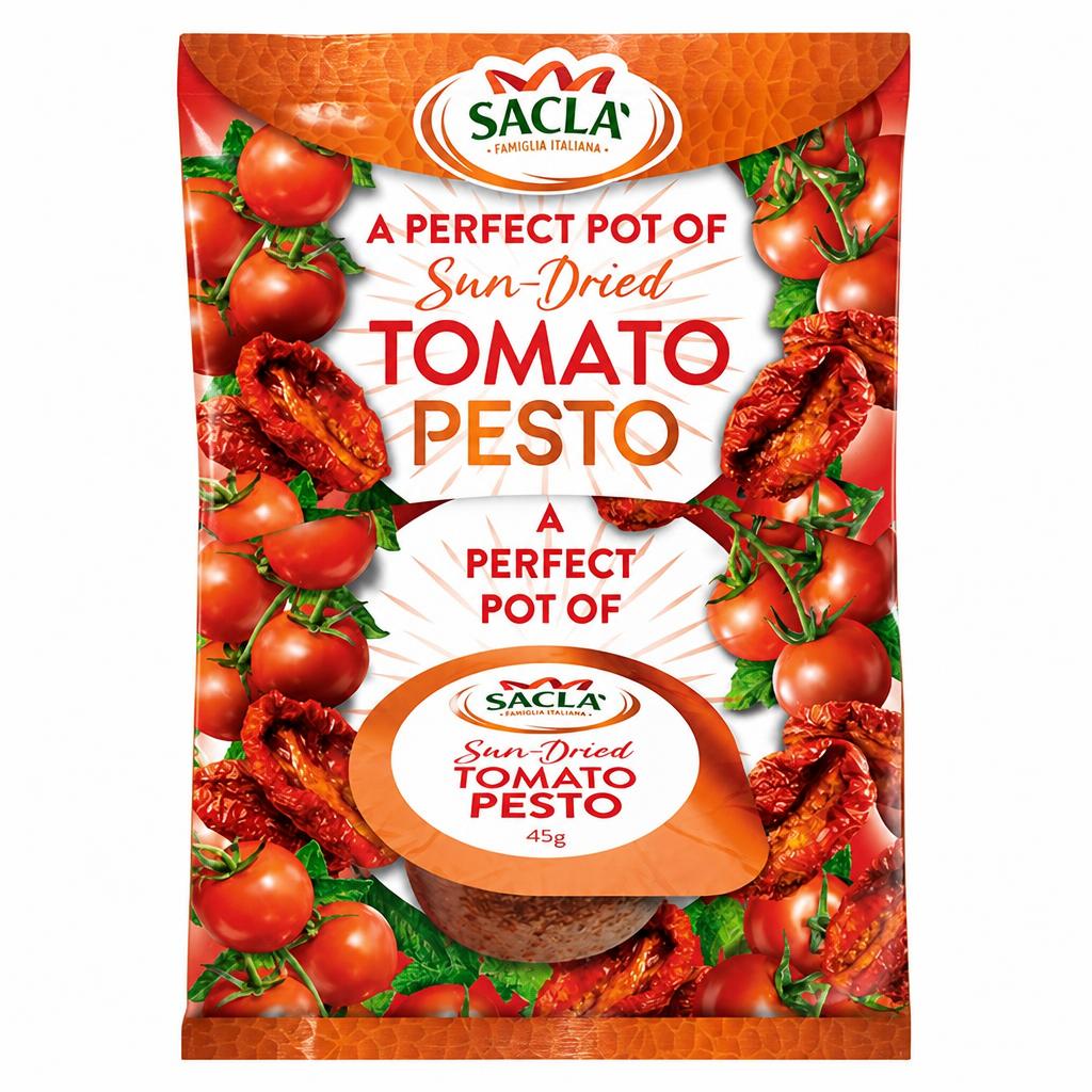 Sacla' Sun Dried Tomato Pesto Sauce 45g