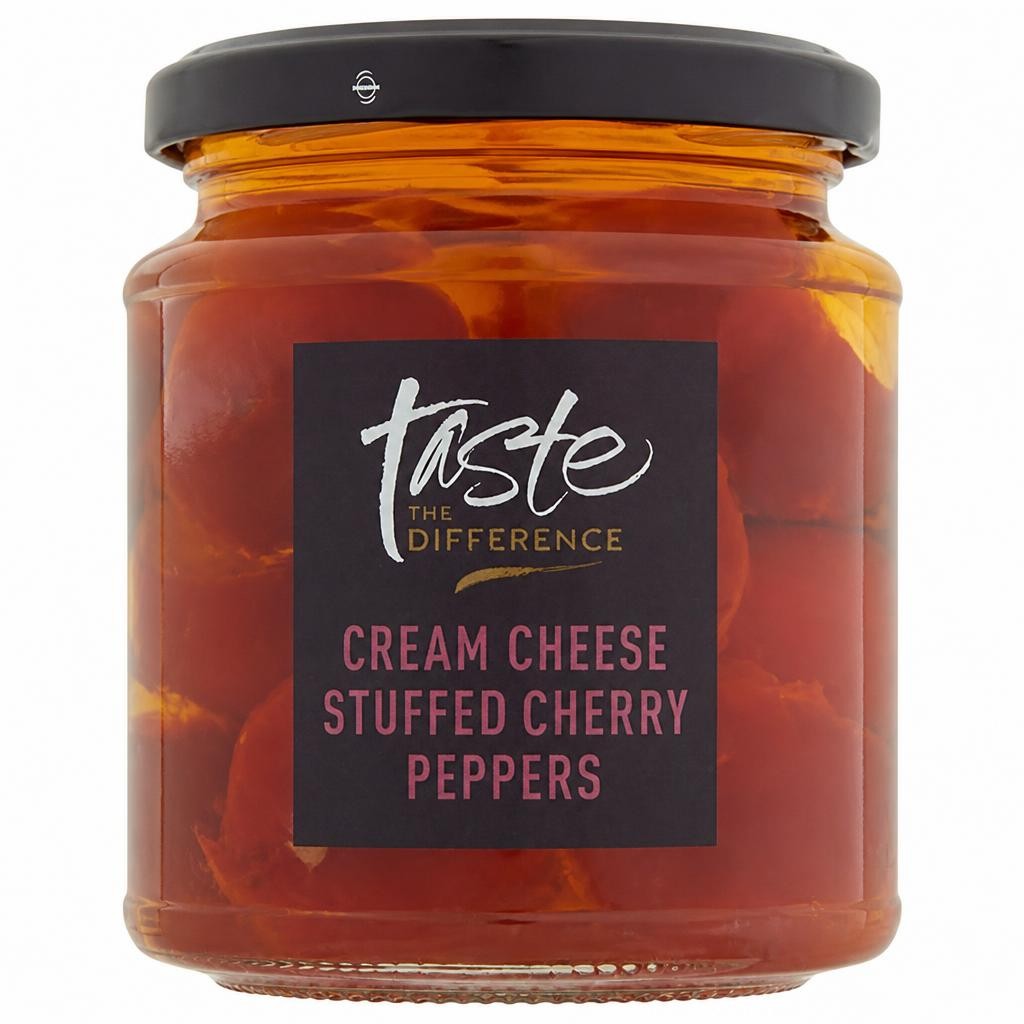 Sainsbury's Cream Cheese Stuffed Cherry Peppers, Taste the Difference 280g