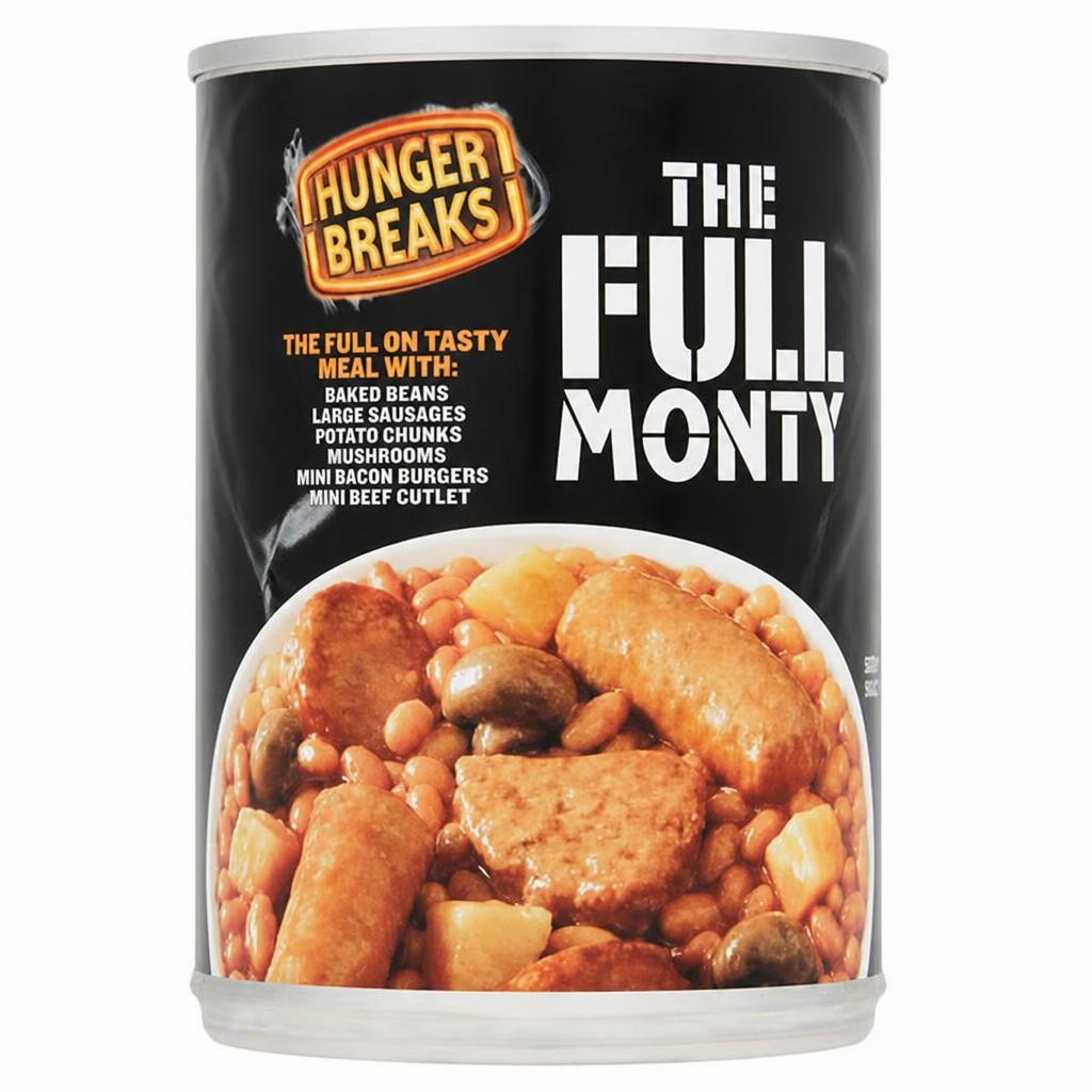 Hunger Breaks The Full Monty 395g