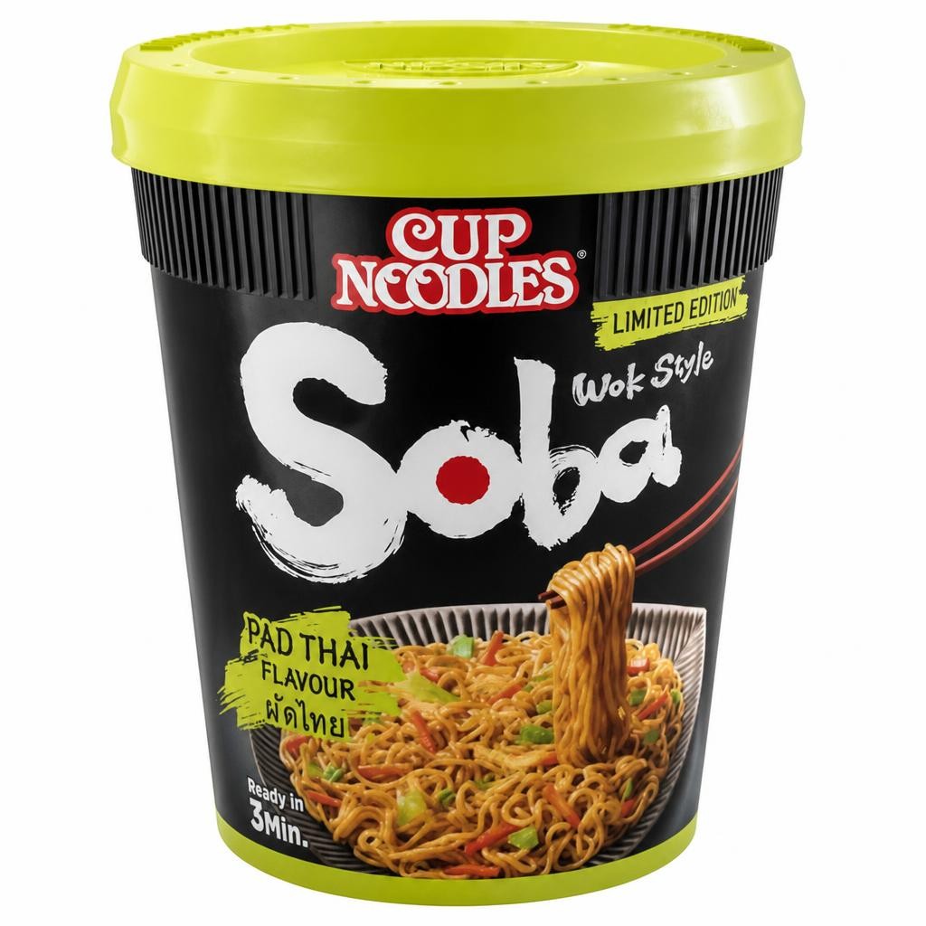 Nissin Soba Pad Thai Instant Wok Style Noodles Pot 89g
