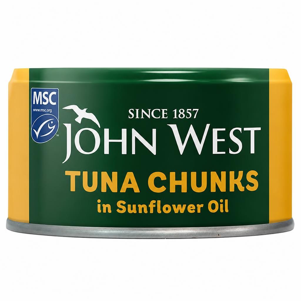 John West 125g MSC Tuna Chunks in Sunflower Oil (95g Drained)