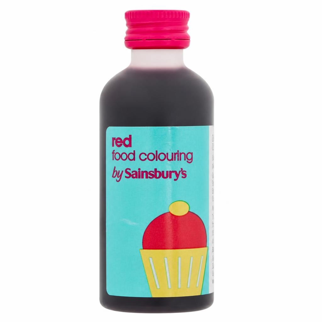 Sainsbury's Cochineal Red Food Colouring 60ml