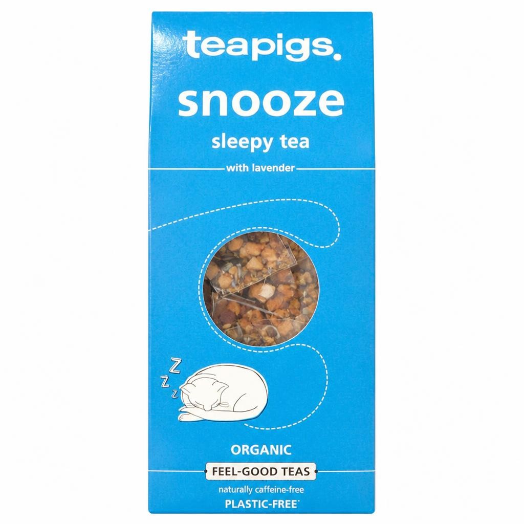Teapigs Organic Snooze Sleepy Tea with Lavender 15x3g
