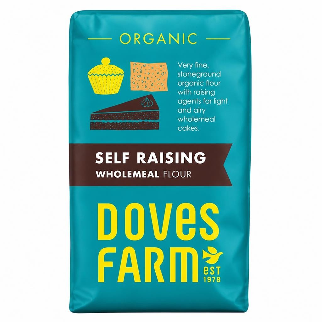 Doves Farm Organic Self Raising Wholemeal Flour 1kg