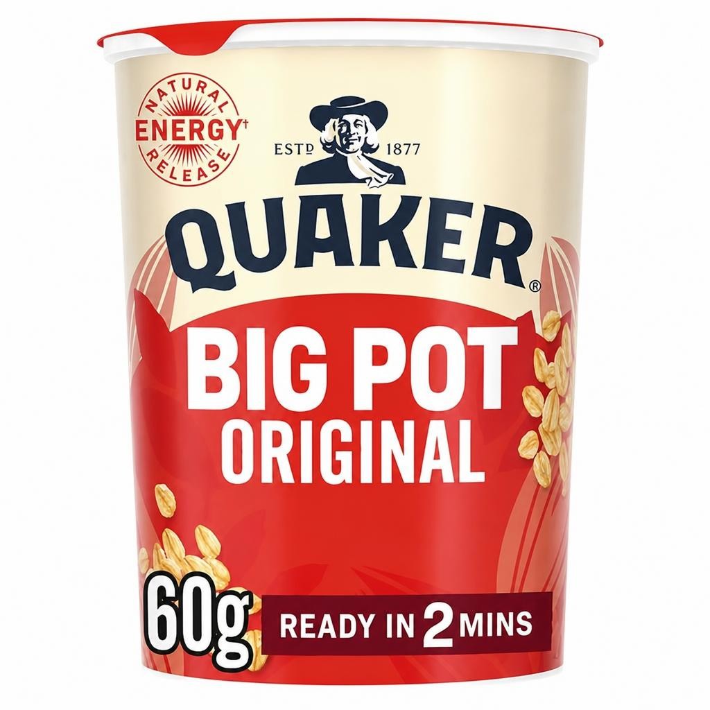 Quaker Oat So Simple Original Porridge Big Pot 60g