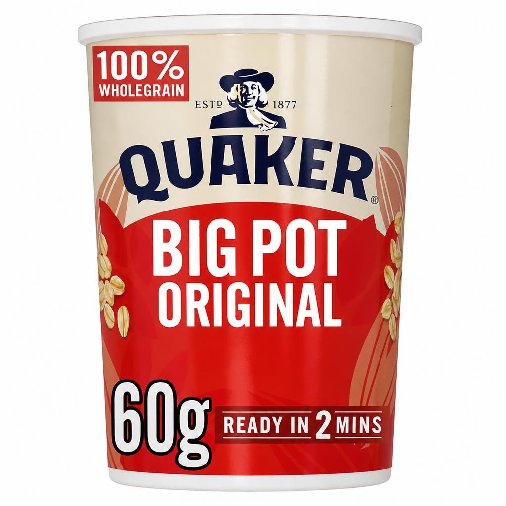 Quaker Oat So Simple Original Porridge Big Pot 60g