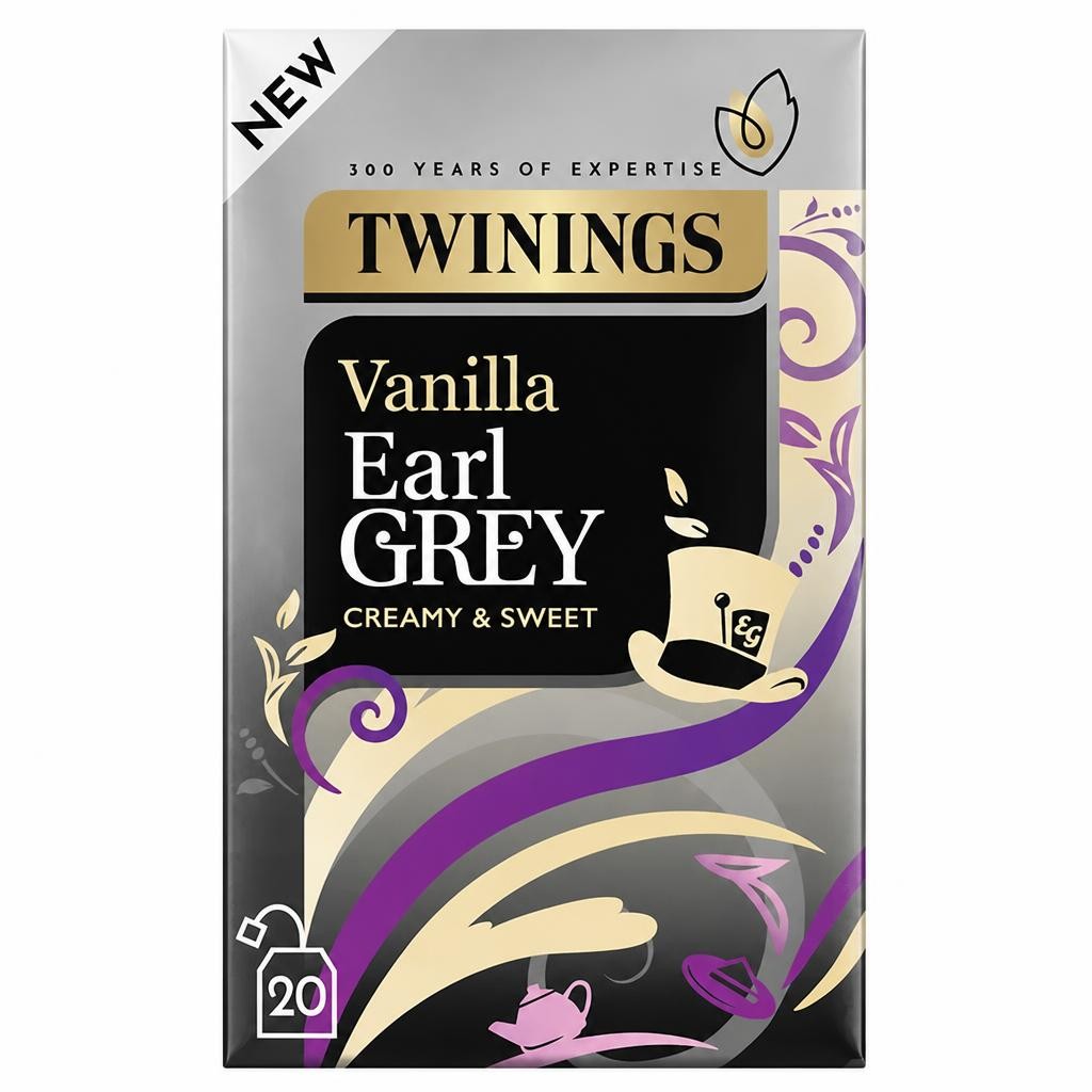 Twinings Vanilla Earl Grey Tea Bags x20 40g