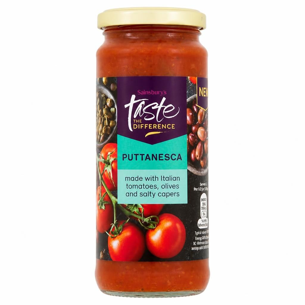 Sainsbury's Puttanesca Pasta Sauce, Taste the Difference 340g
