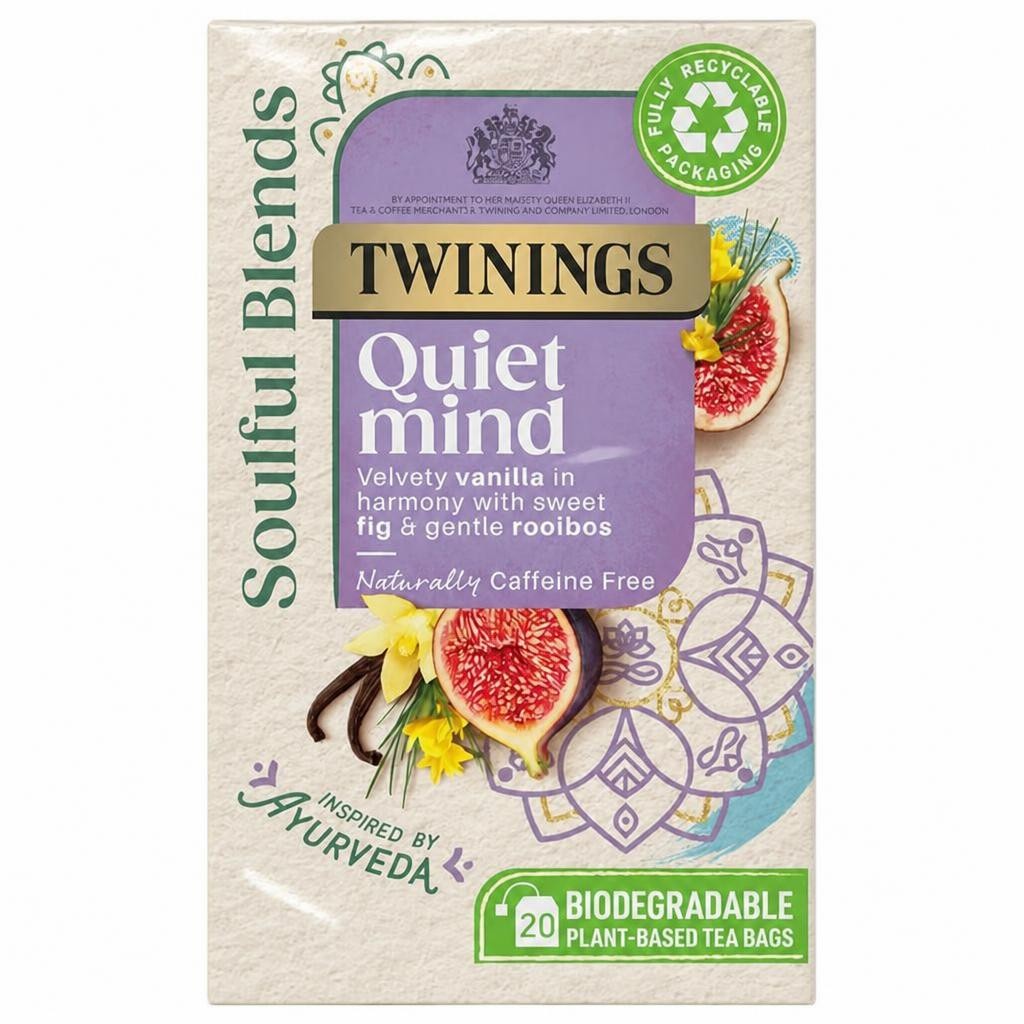 Twinings Soulful Blends Quiet Mind 20 Plant-Based Tea Bags 40g