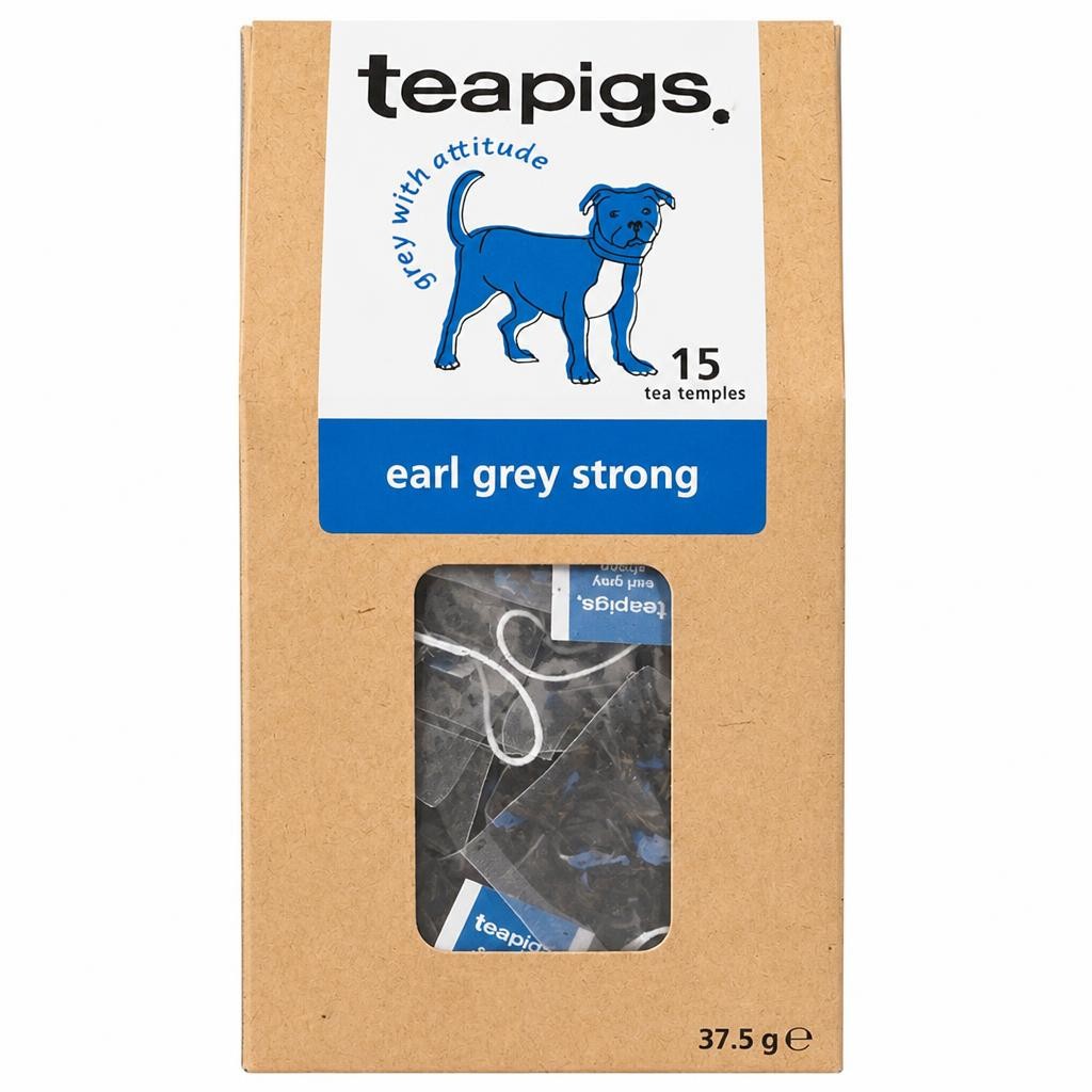 Teapigs Earl Grey Strong Biodegradable Tea Temples x15