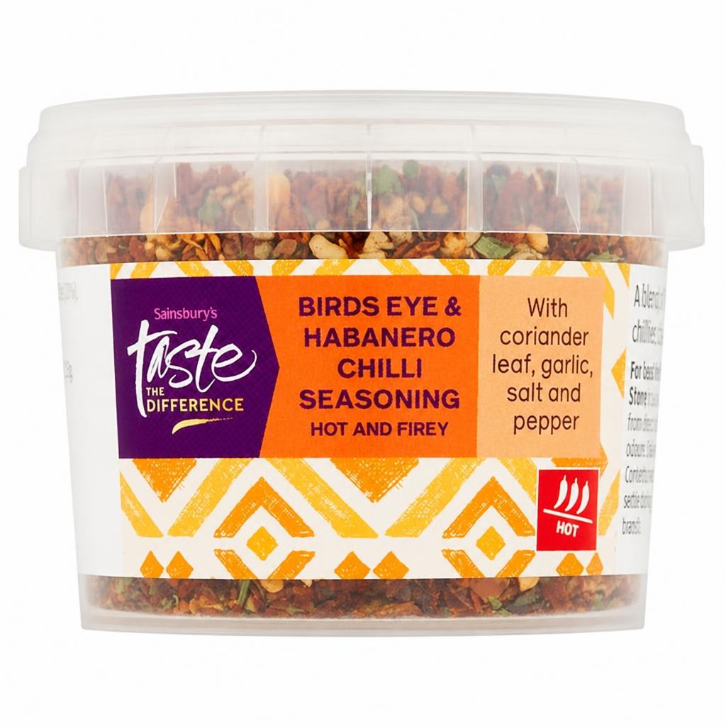Sainsbury's 55g Fiery Birds Eye & Habanero Chilli, Taste the Difference