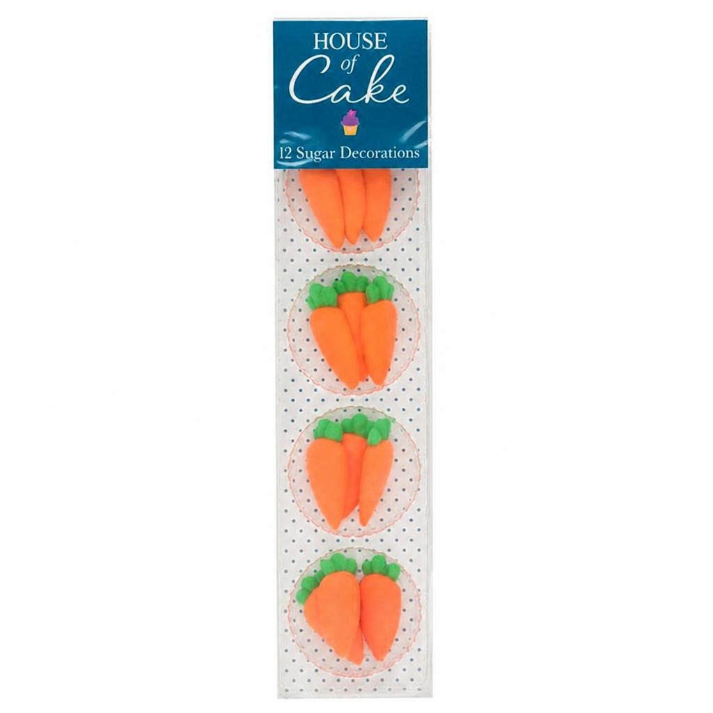 House of Cake Carrot Sugar Decorations 25g