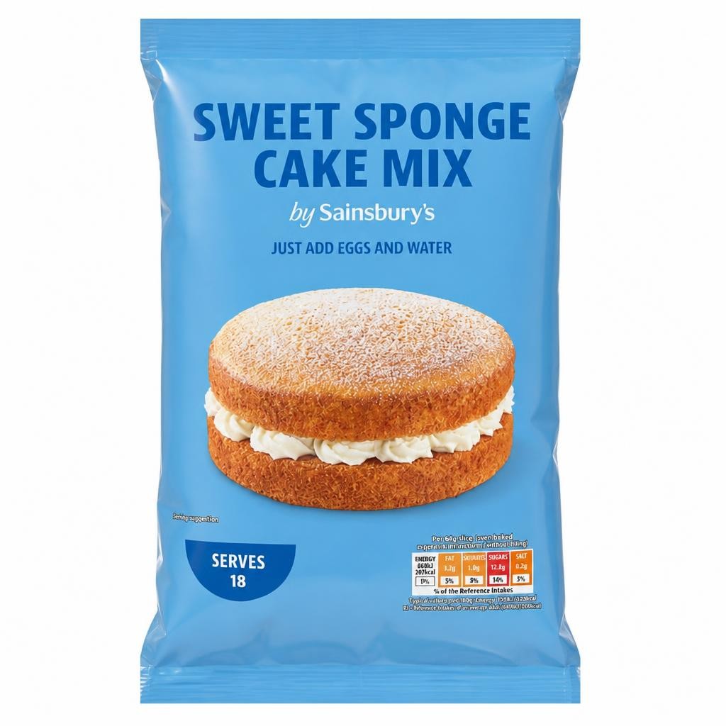 Sainsbury's Sweet Sponge Cake Mix 600g