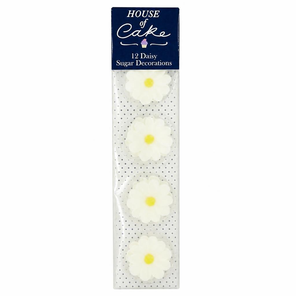 House of Cake Daisies Sugar Piping x12