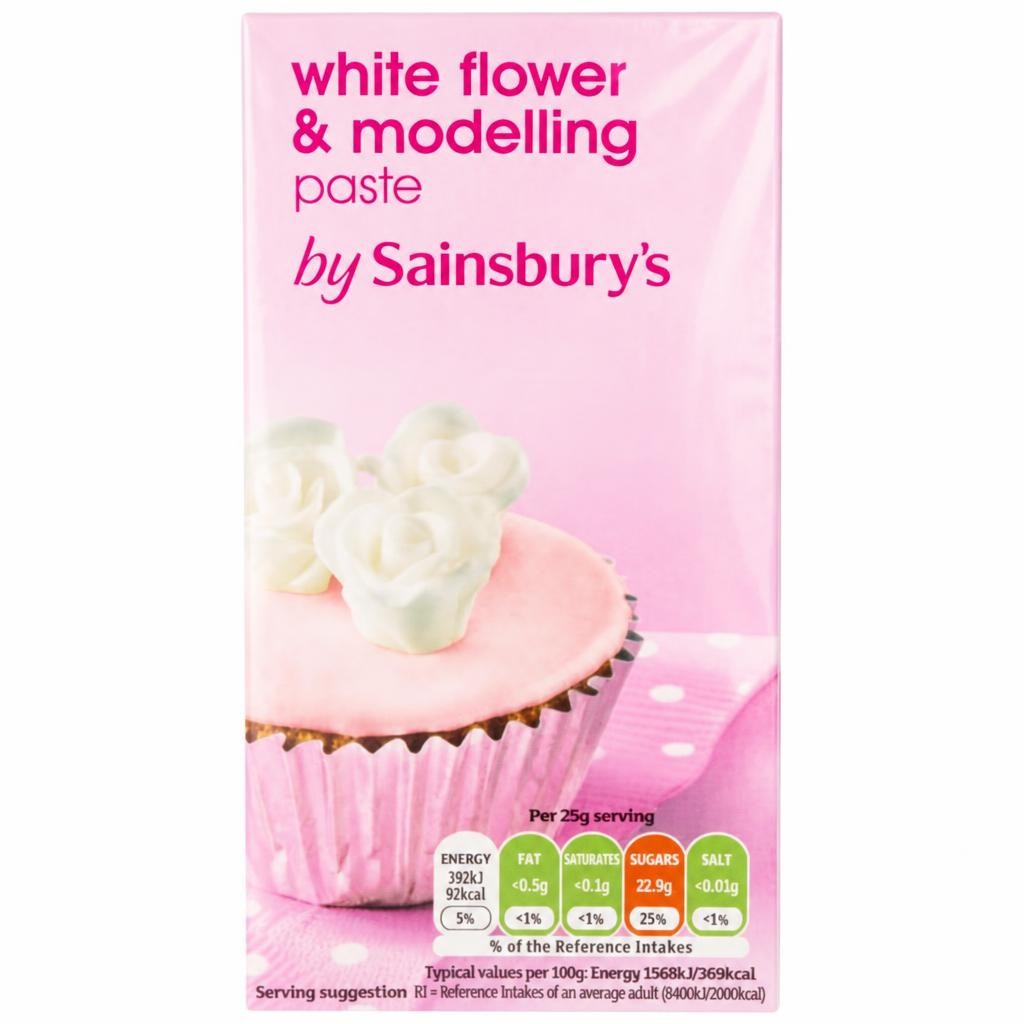 Sainsbury's White Flower & Modelling Icing 250g