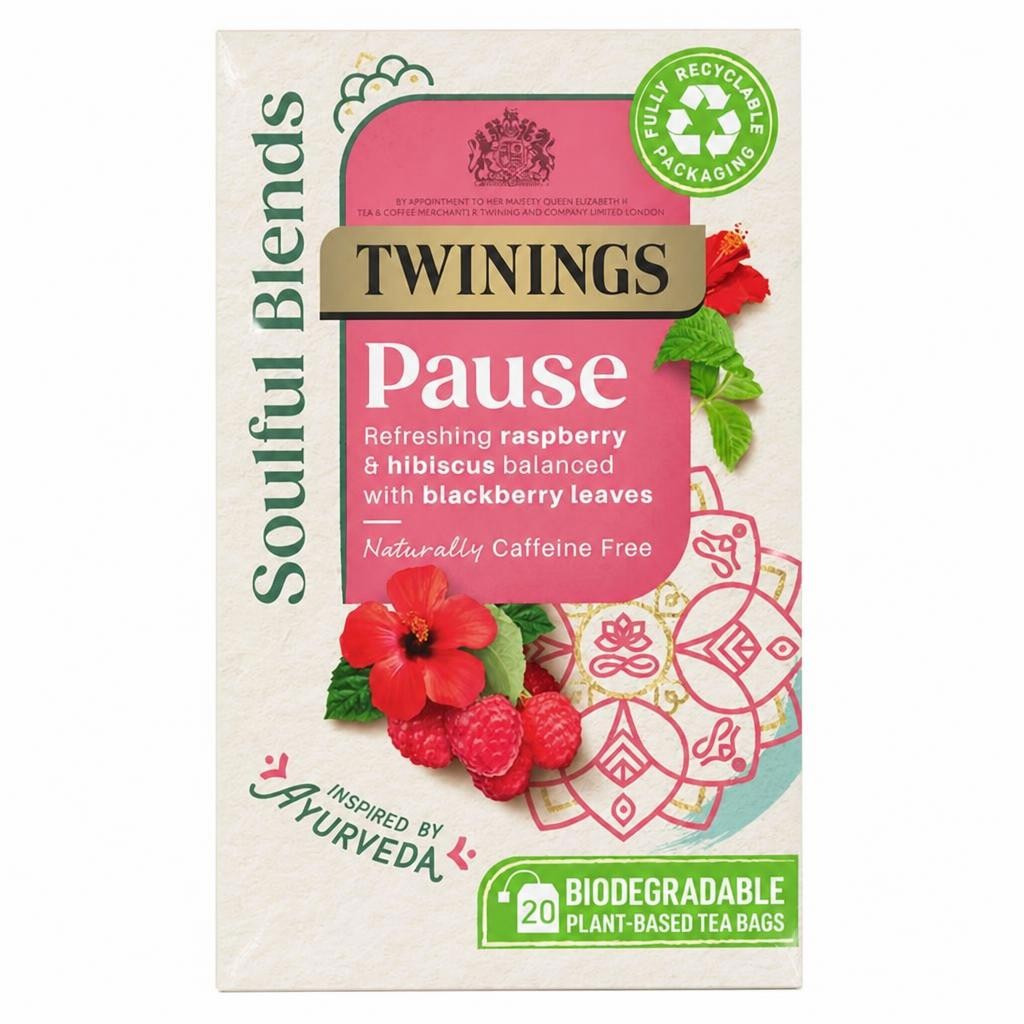 Twinings Soulful Blends Pause 20 Plant-Based Tea Bags 36g
