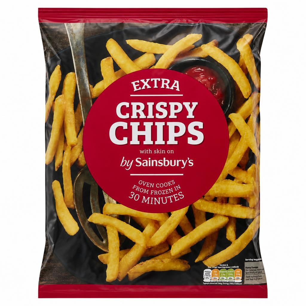 Sainsbury's Super Crispy Skin On Chips 900g