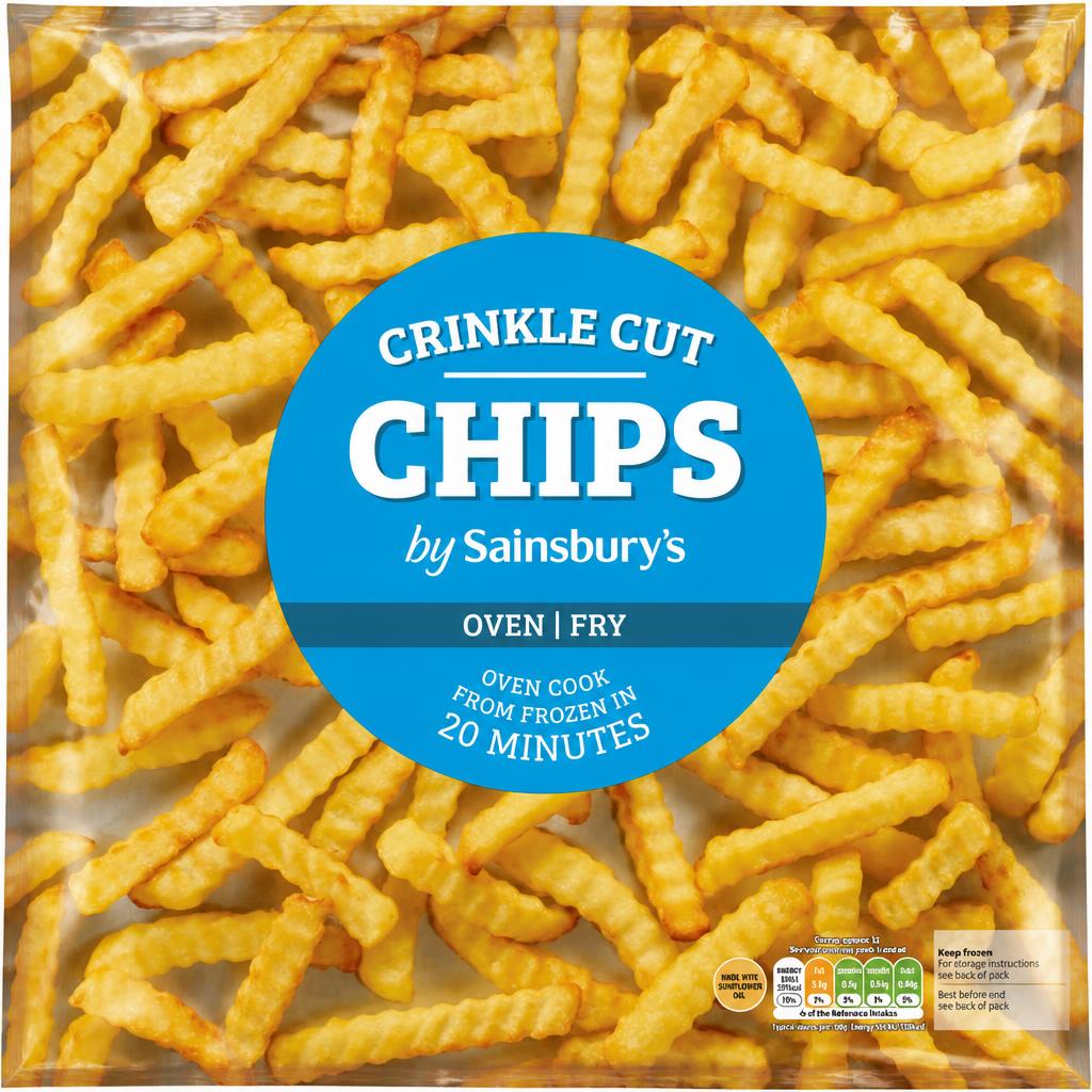 Sainsbury's Crinkle Cut Chips 1.5kg