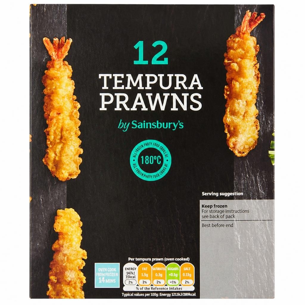 Sainsbury's Tempura Prawns x12 156g
