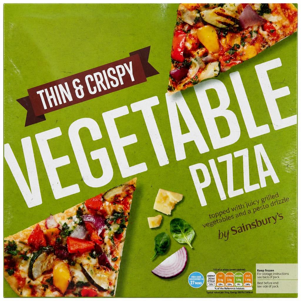 Sainsbury's Vegetable Pizza 390g