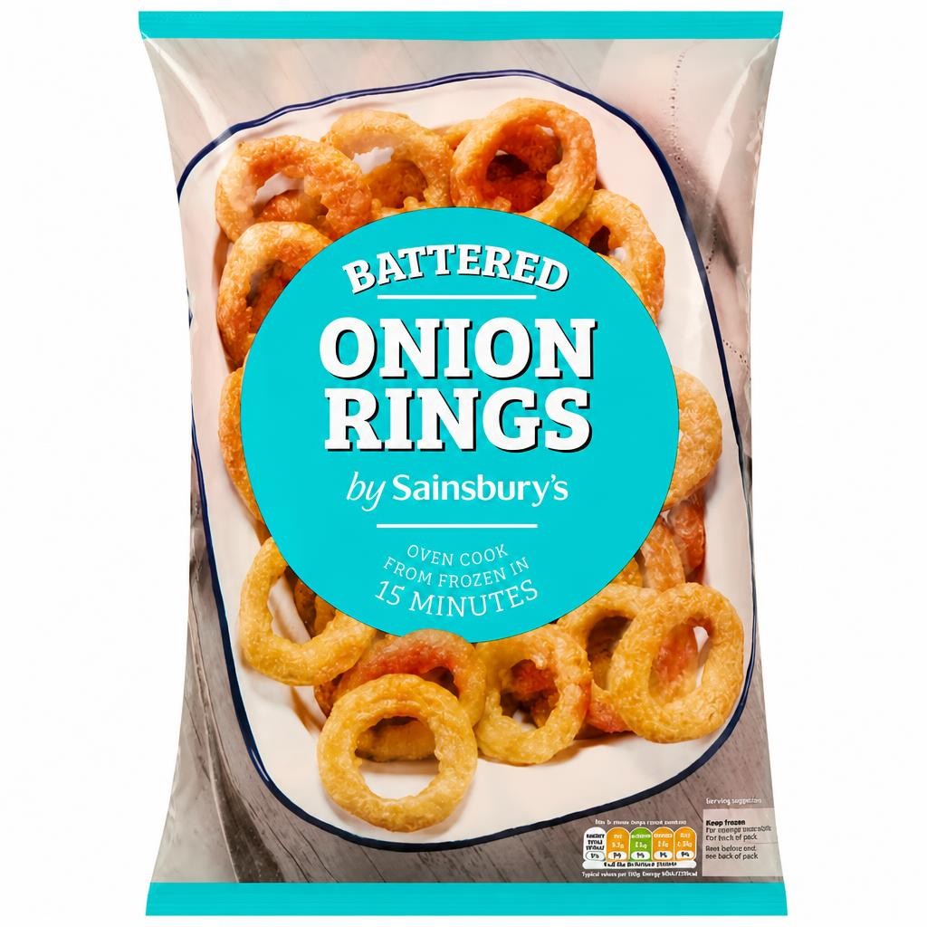 Sainsbury's Battered Onion Rings 800g
