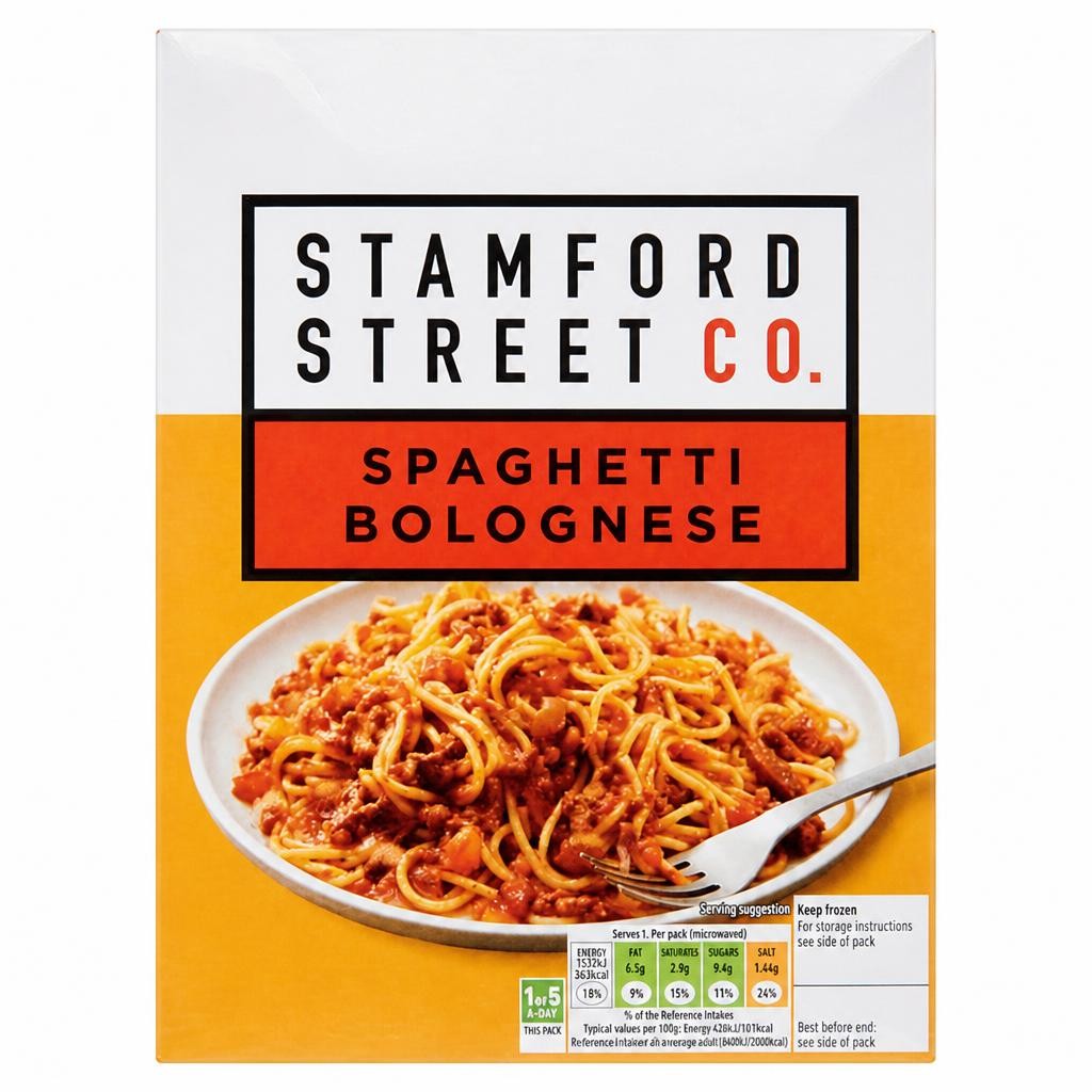 Stamford Street Co. Spaghetti Bolognese Ready Meal For 1 400g