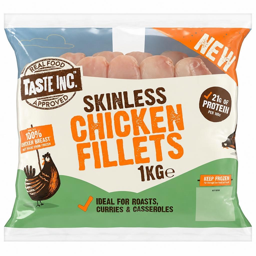 Taste Inc. Skinless Chicken Fillets 1kg
