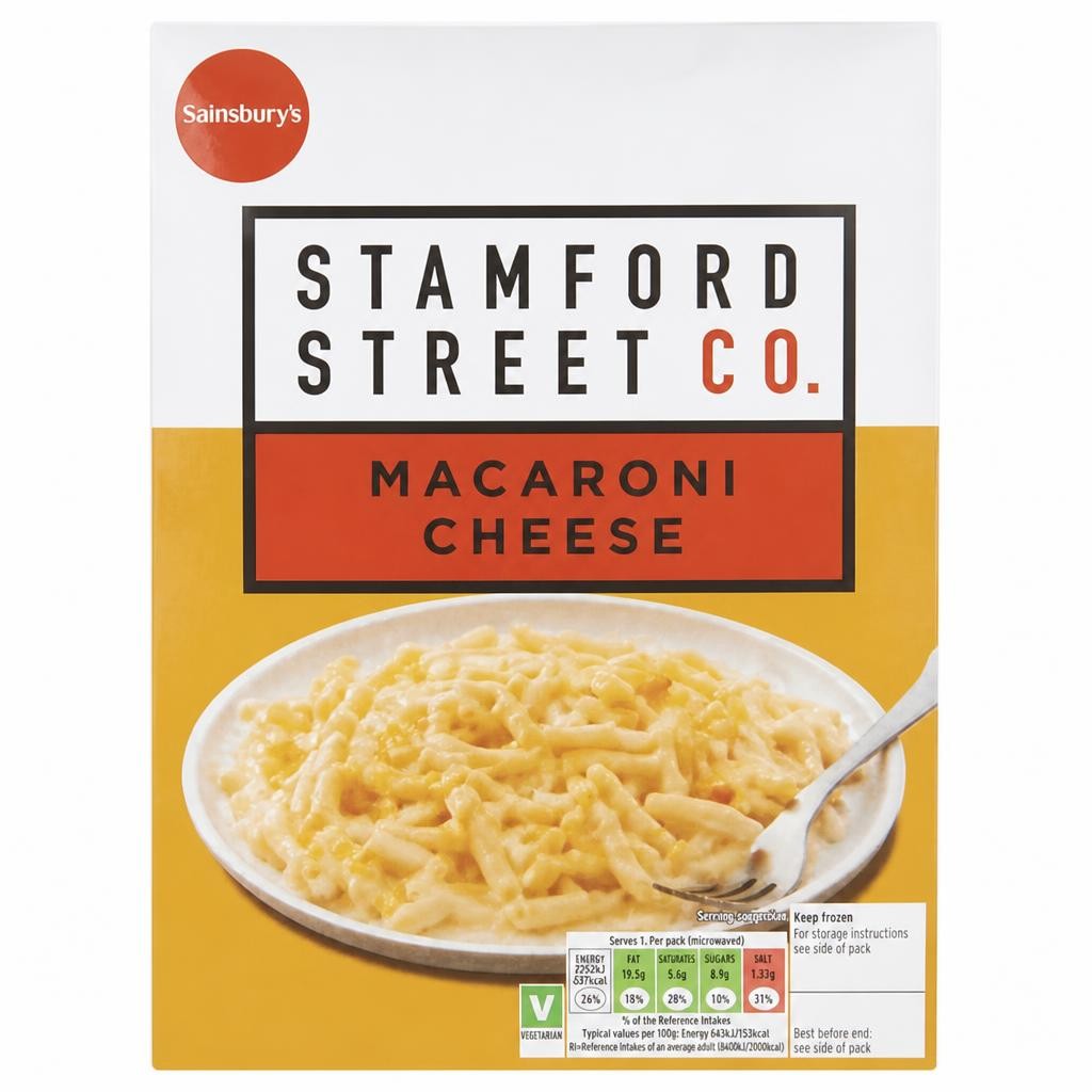 Stamford Street Co. Macaroni Cheese Ready Meal For 1 400g